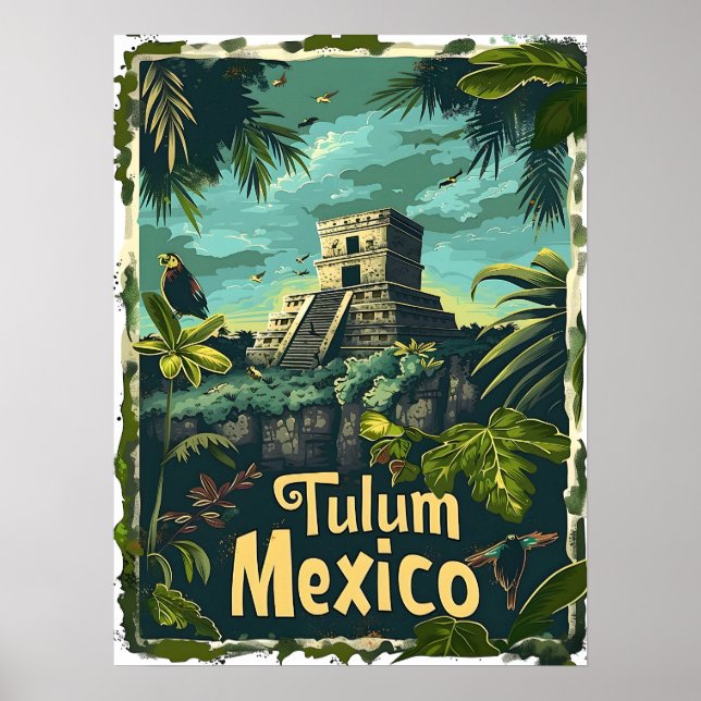 Poster Tulum Jungle (Devant)