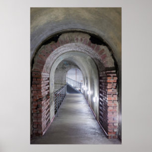Poster Tunnel dans un abri anti-aérien nazi