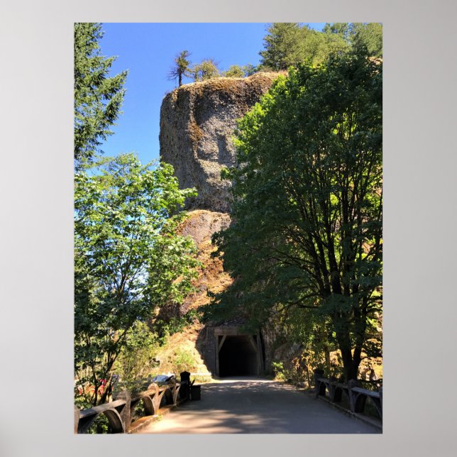Poster Tunnel de la gorge d'Oneonta, Oregon (Devant)