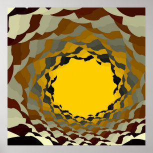 Poster Tunnel de lumière