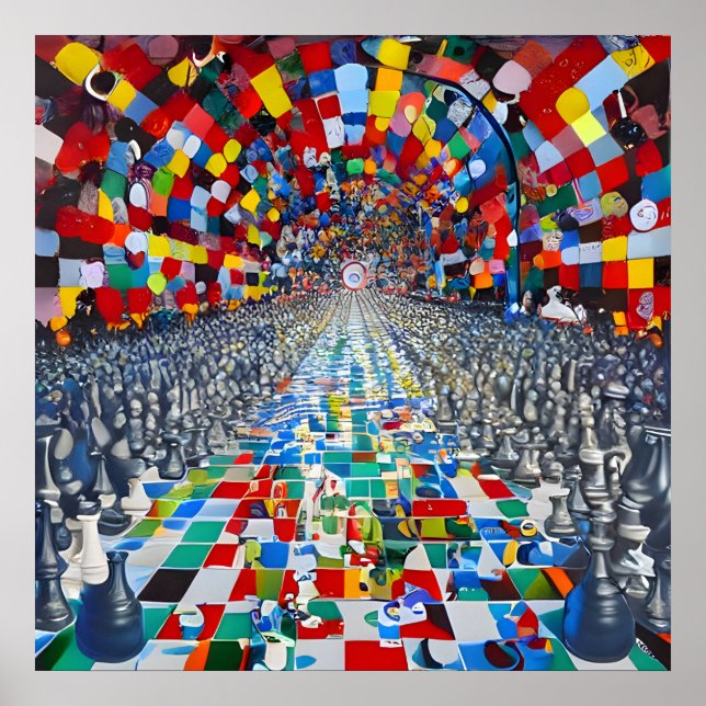 Poster Tunnelvision III Art Print (pas de texte) (Devant)