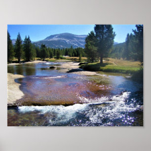 Poster Tuolumne River à Tuolumne Meadows, Yosemite, CA