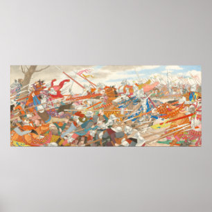 Poster Turbulence des conflits - Boutet de Monvel Art