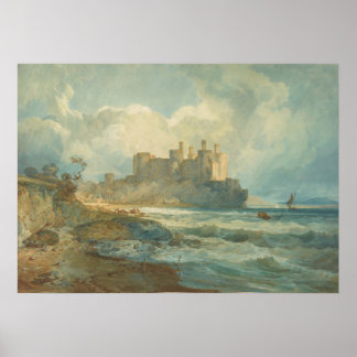 Poster Turner - Château Conway, Pays de Galles du Nord (1