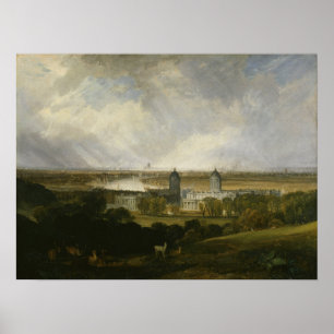 Poster Turner - Londres depuis le parc de Greenwich