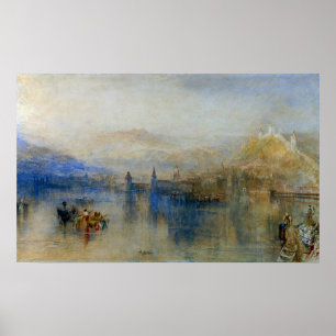 Poster Turner - Lucerne Depuis le Lac