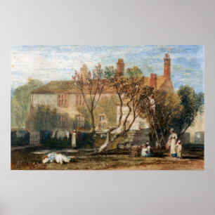 Poster Turner - Manoir Steeton près de Farnley