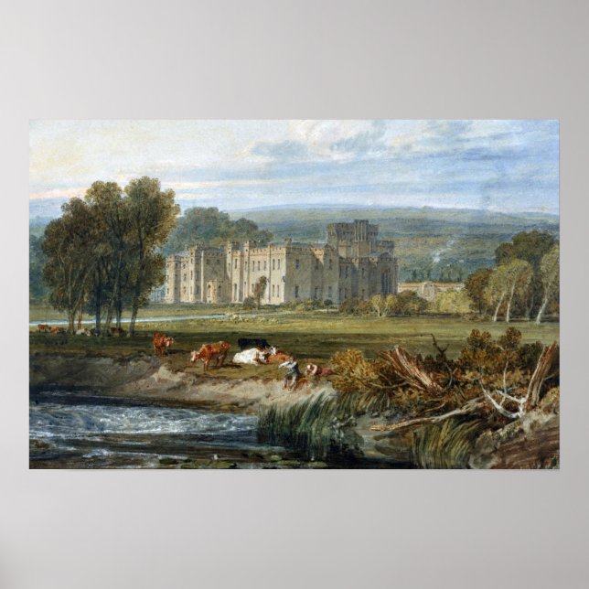 Poster Turner - Vue De Hampton Court Herefordshire (Devant)