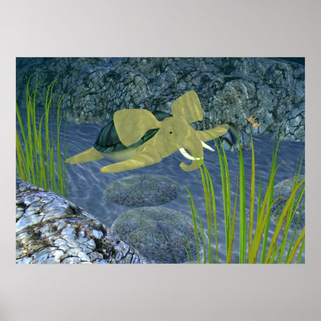 Poster Turphant de plongée (Devant)