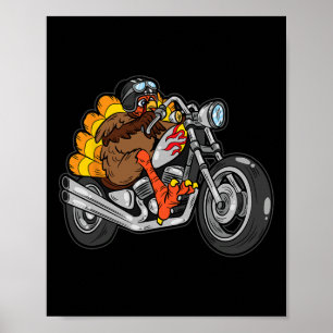 Poster Turquie équitation moto Thanksgiving Day Cool Fal