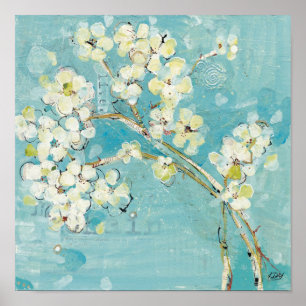 Poster Turquoise vivante