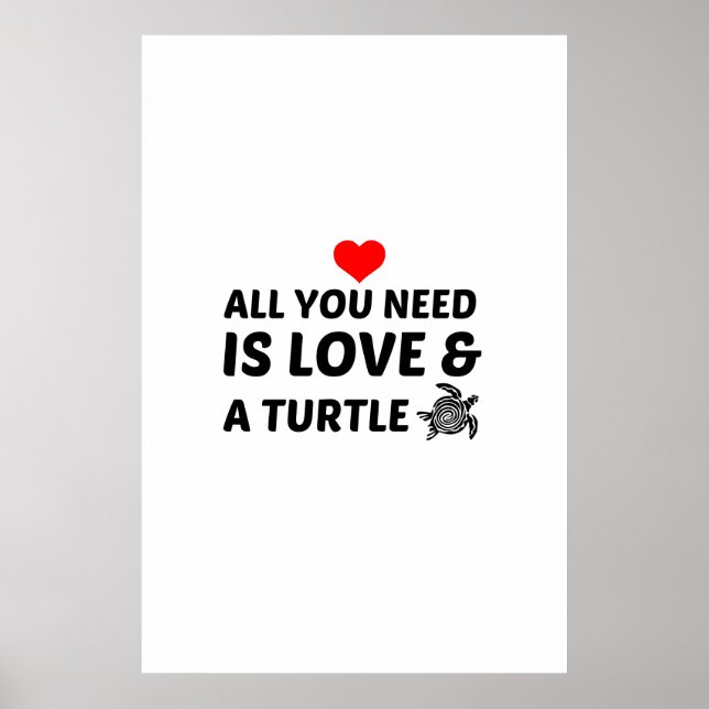 POSTER TURTLE ET AMOUR (Devant)
