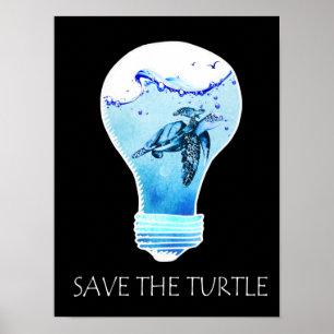 Poster Turtle Lover Enregistrer La Turlte
