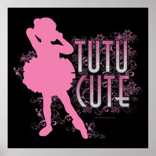 Poster Tutu Cute (Rose)