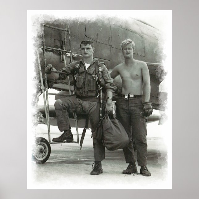 Poster Tuy Hoa AFB Vietnam 69' Print (Devant)