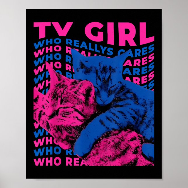 Poster Tv Girl Album Frenchs Sortez Qui S'Occupe Vraiment (Devant)