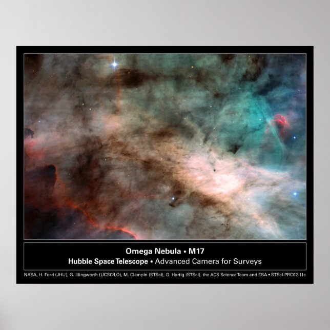 Poster TVH Omega Nebula M17 (Devant)