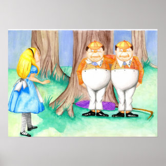 Poster Tweedledee et Tweedledum