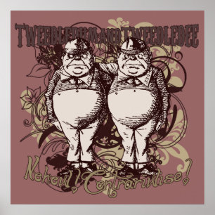 Poster Tweedledum & Tweedledee Style Carnivale