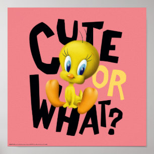 Poster TWEETY™ - Mignon ou quoi?