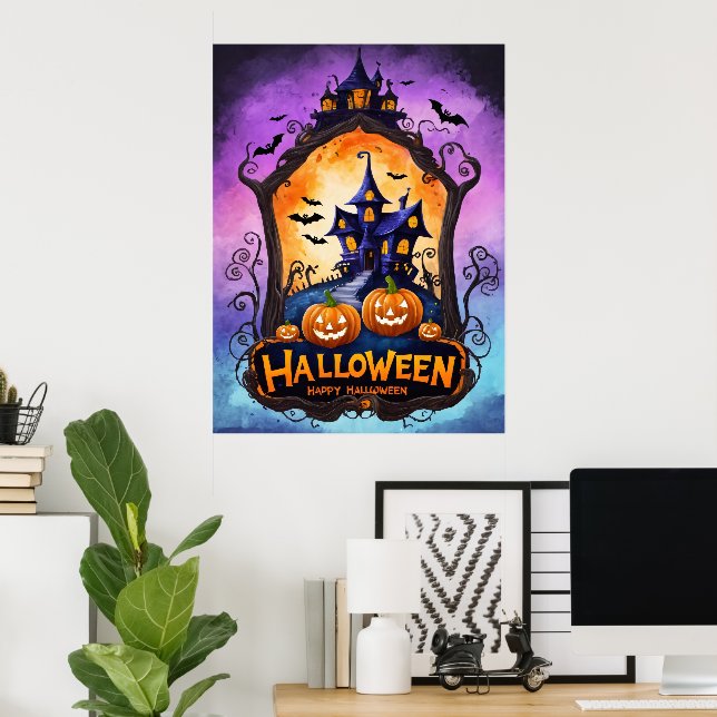 Poster Twilight Haunt : Une aventure d'Halloween (Bureau à domicile)