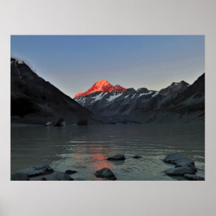Poster Twilight sur Aoraki