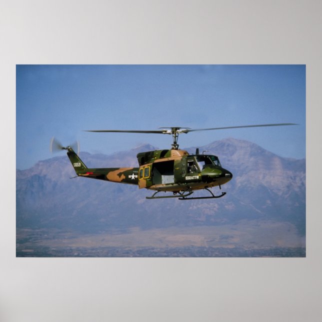 Poster Twin Huey UH-1N (Devant)