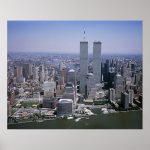 Poster Twin Towers, New York City