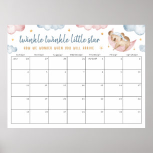 Poster Twinkle Little Star Genre Reveal Devinez la date