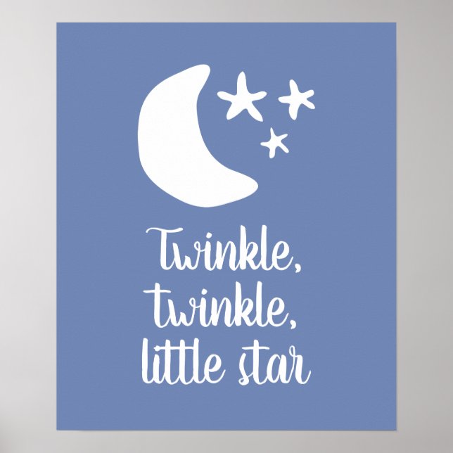 Poster Twinkle scintille petite étoile mignonne chambre b (Devant)