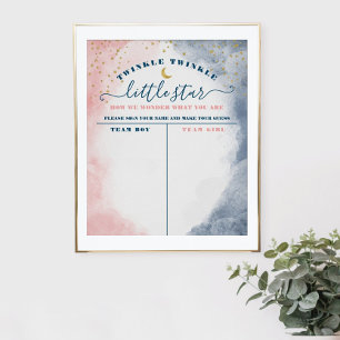 Poster Twinkle Twinkle Little Star Sexe Révéler le vote