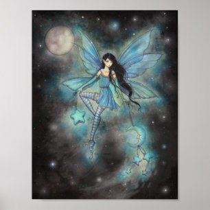 Poster Twinkling December Fairy Fantasy Art