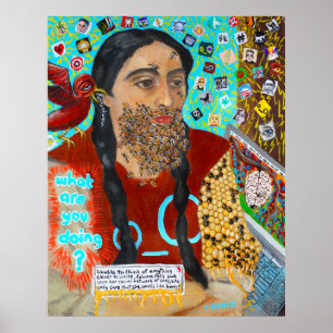 Poster Twitter Beard Print