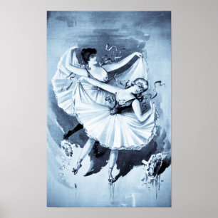 Poster "Two Ballerinas" (teinte sélénienne)