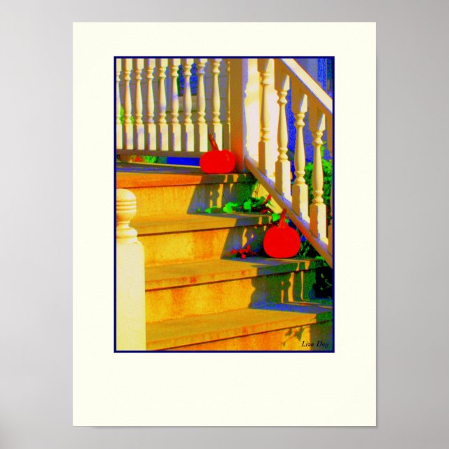 Poster "Two Pumpkins" (Vorne)