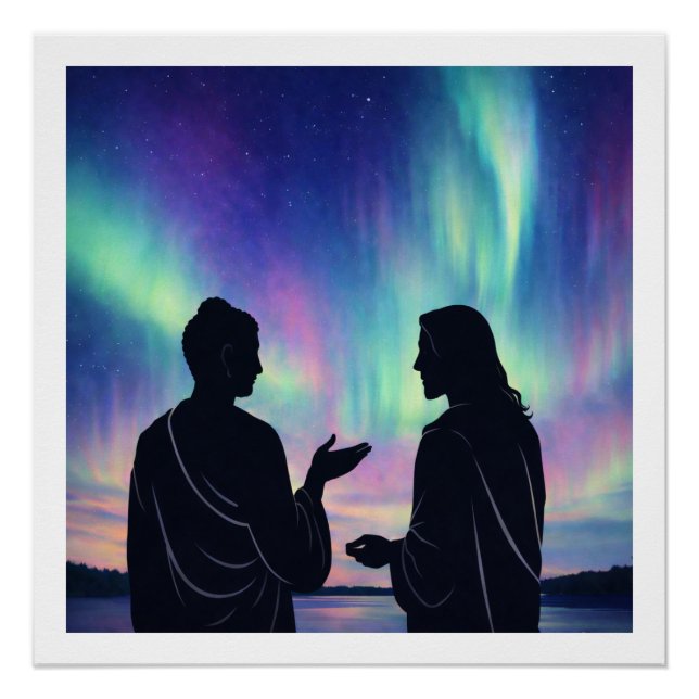 Poster Two Teachers, One Silence  (Devant)