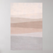 Two-Tone Neutral Abstract Minimal Modern Horizon