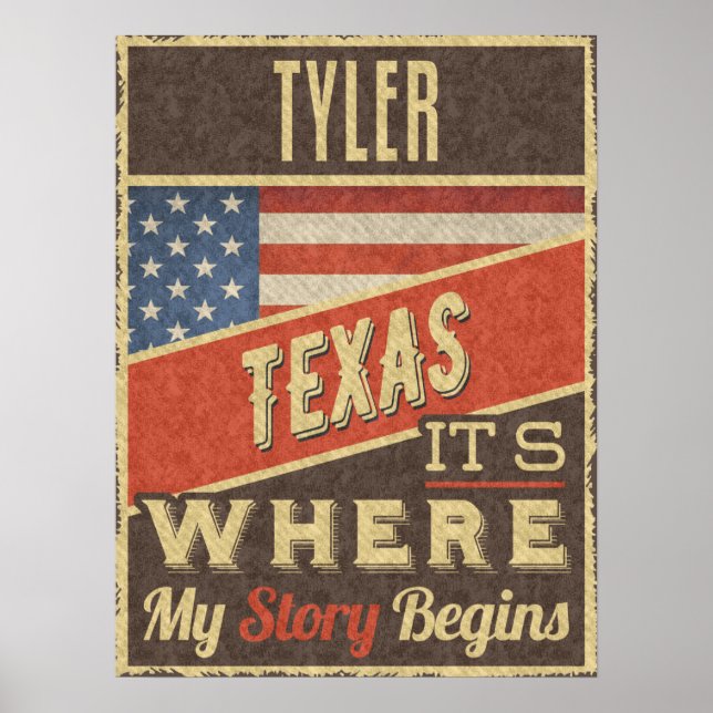 Poster Tyler Texas (Devant)