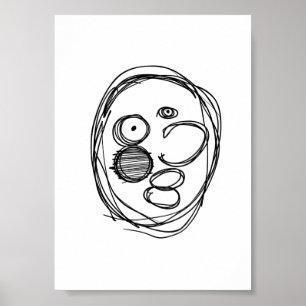 Poster Type désordonné