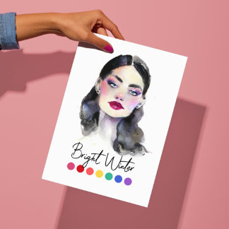 Poster Type hiver brillant Analyse des couleurs saisonniè