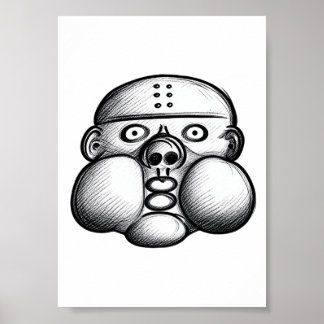 Poster Type rondouillard
