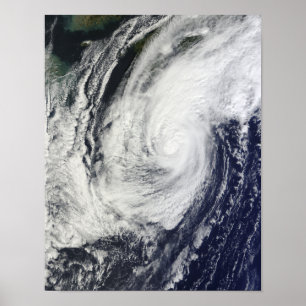 Poster Typhon Chaba au-dessus des îles Ryukyu, Japon
