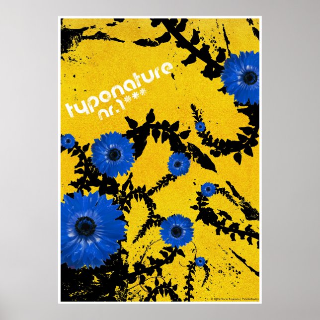 Poster Typo Nature Nr.1 (Devant)