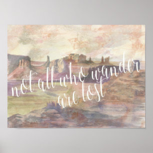 Poster Typographie d'aventure IV