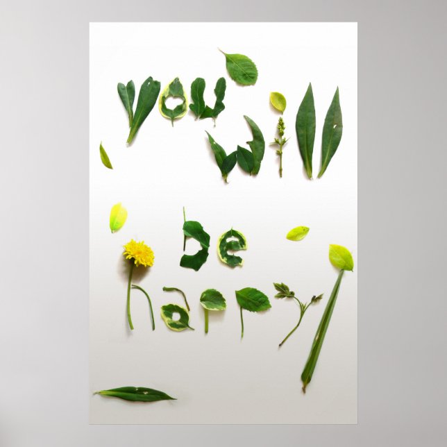 Poster typographie de proposition visuelle série d'affich (Devant)