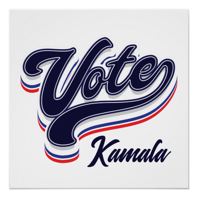 Poster Typographie des votes - Élections (Devant)