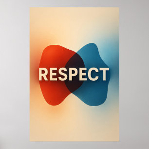 Poster Typographie du respect minimal des ponts