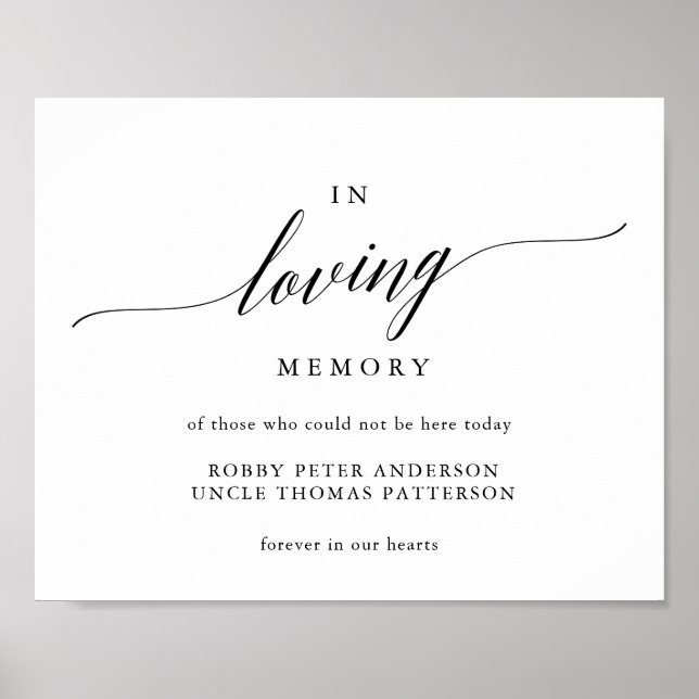 Poster Typographie en souvenir affectueux enseigne de mar (Devant)