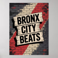 Typographie Graffiti Bronx City Beats