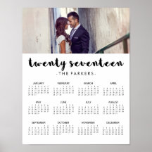 Typographie Moderne Minimaliste Calendrier Photo 2